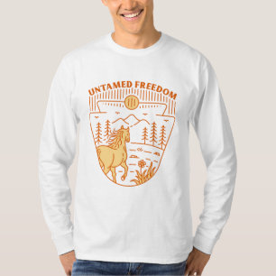 Ungezähmtes Freiheitspferd T-Shirt