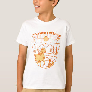 Ungezähmtes Freiheitspferd T-Shirt