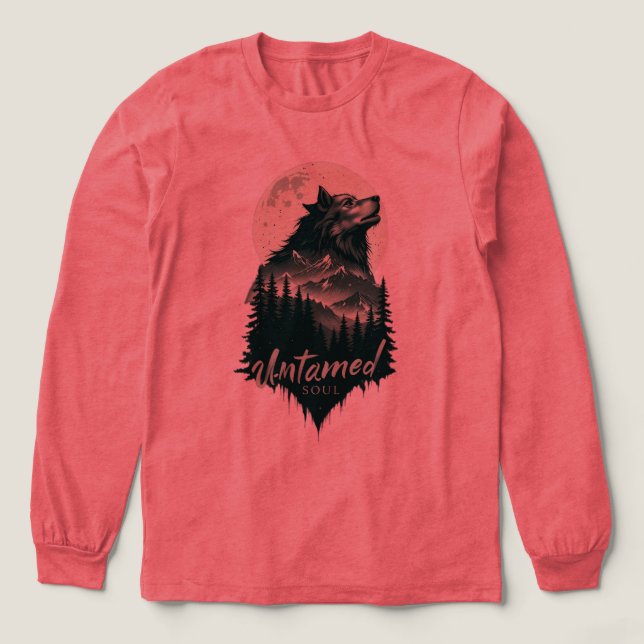 Ungezähmtes Soul Tri-Blend Shirt (Design Vorderseite)