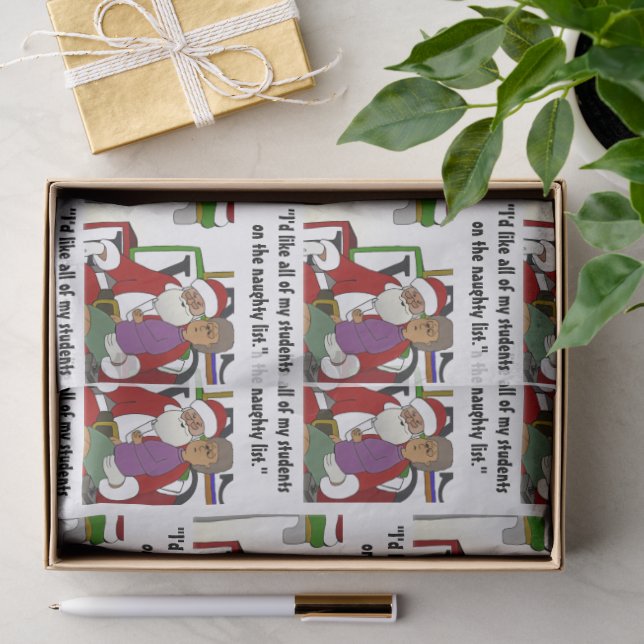 Ungezogene Liste Seidenpapier (Geschenk)