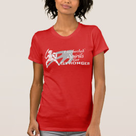 Ungezügelte Geister werden stärker - Rotes Crew-T- T-Shirt