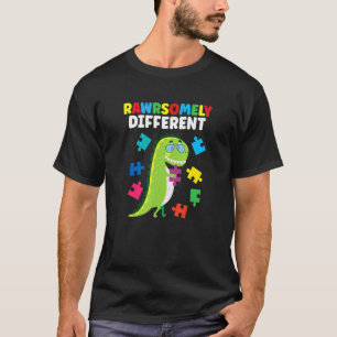 Unglaublich anderes Dinosaurier T Rex Puzzle Autis T-Shirt