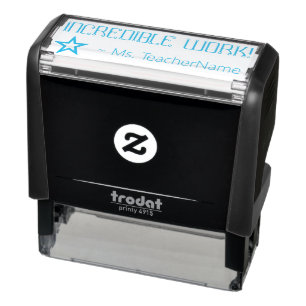 "UNGLAUBLICH ARBEIT!" Instructor Rubber Briefmarke Permastempel