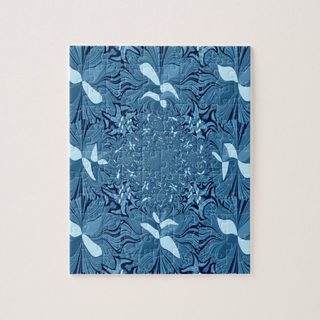 Unglaublich blau. puzzle (Vertikal)