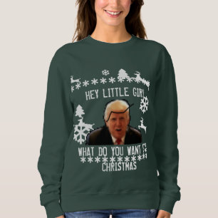 Unglaublich hässlicher Donald Trump-Weihnachtskra Sweatshirt