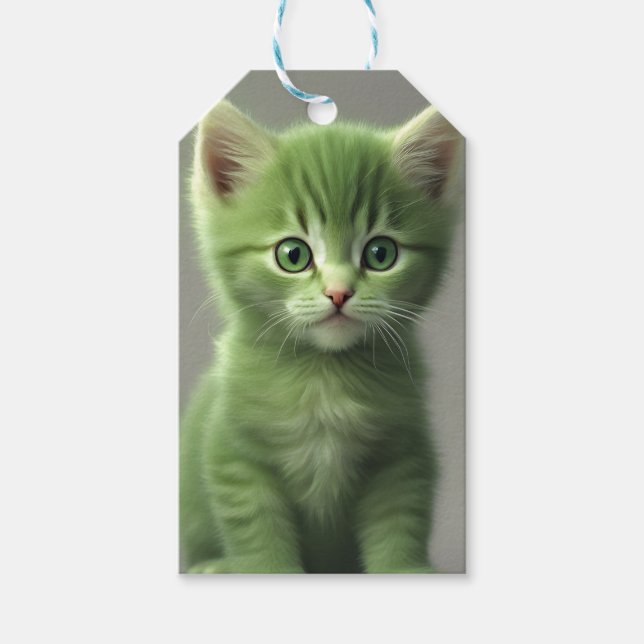 Unglaublich Kitten Geschenkanhänger (Vorderseite)