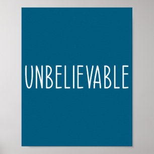 Unglaublich lustiger Spruch Poster