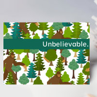 Unglaublich! Niedliches Bigfoot Woodland