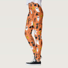 Unglaublich schöne Halloween-Symbole Leggings
