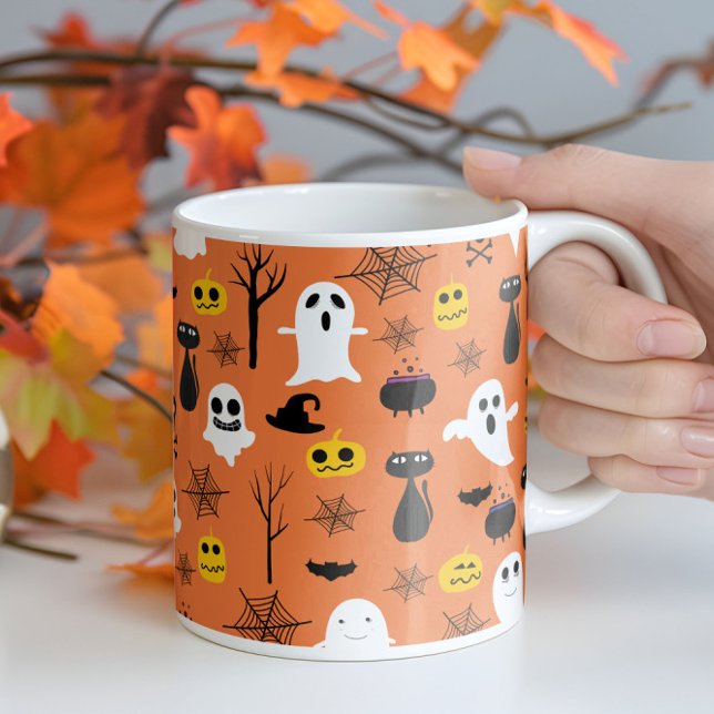 Unglaublich schöne Halloween-Symbole Tasse (Von Creator hochgeladen)