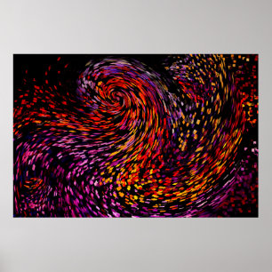 Unglaublich schöner farbiger Hintergrund Poster