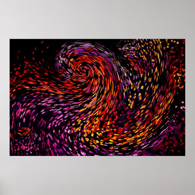 Unglaublich schöner farbiger Hintergrund Poster (Vorne)