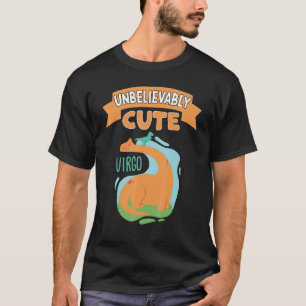 Unglaublich Virgo Zodiac Sign Horoscope Dinosaur T-Shirt