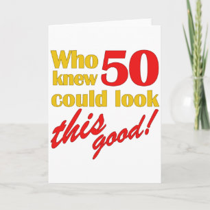 Unglaublich witzig 50. Geburtstagsgeschenke Karte