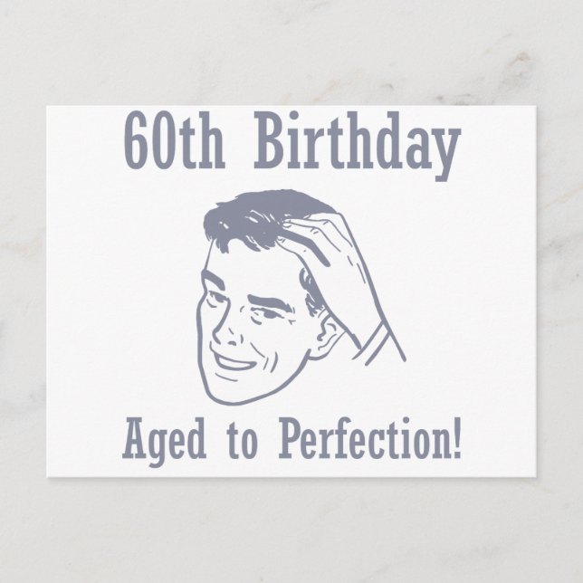 Unglaublich witzig 60. Geburtstagsgeschenke Postkarte (Vorderseite)