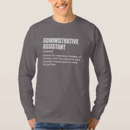 Unglaublich witzig Admin Assistant T-Shirt