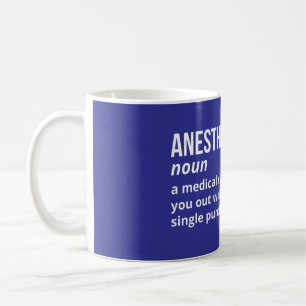 Unglaublich witzig Anästhesiologe Definition Tasse