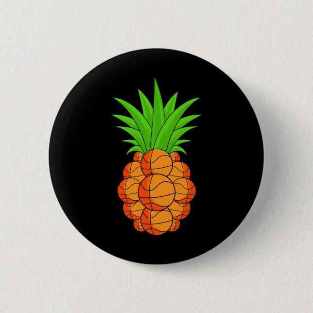 unglaublich witzig Basketballananas - original g Button (Vorderseite)