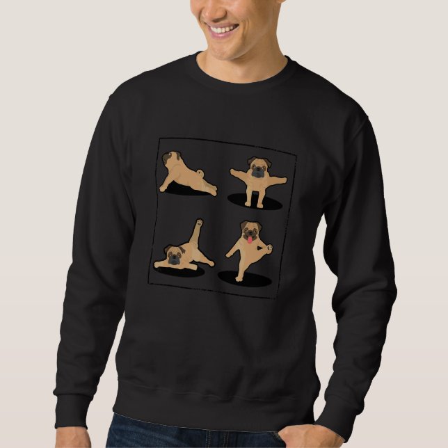 Unglaublich witzig Boxer Hund Begeisterte Begeiste Sweatshirt (Vorderseite)