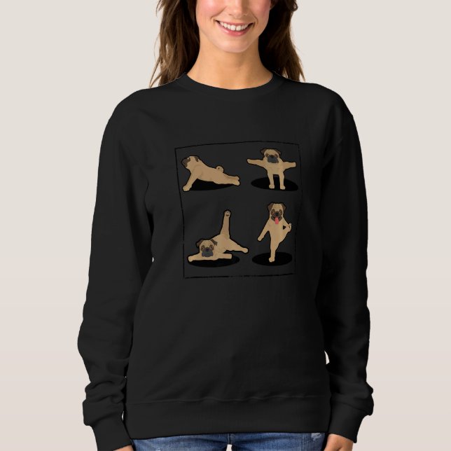 Unglaublich witzig Boxer Hund Begeisterte Begeiste Sweatshirt (Vorderseite)