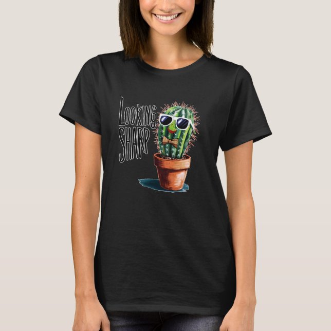 Unglaublich witzig Cactus succulent Graph T-Shirt (Vorderseite)