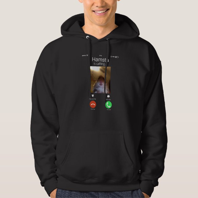 Unglaublich witzig dank Meme Hamster Aufrufkamera  Hoodie (Vorderseite)