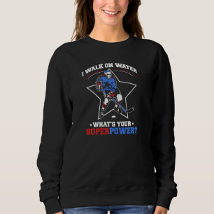 Unglaublich witzig Eishockey, den ich auf dem Wass Sweatshirt