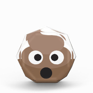 Unglaublich witzig entsetztes Emoji kacken Auszeichnung