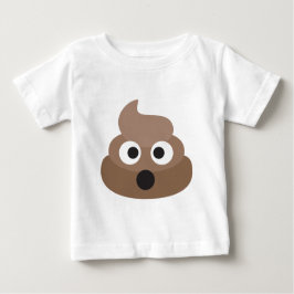 Unglaublich witzig entsetztes Emoji kacken Baby T-shirt