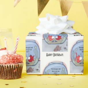 Unglaublich witzig Fisch-Story Wrapping-Papier Geschenkpapier