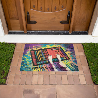 Unglaublich witzig Foot Barcode Doormat Fußmatte