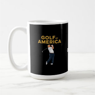 Unglaublich witzig Funny Golf in Amerika Meme Trum Kaffeetasse