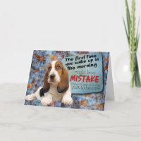 Unglaublich witzig Gedanke von Ihrem Basset Hound