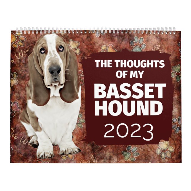 Unglaublich witzig Gedanken über mein Basset-Hund Kalender (Titelbild)
