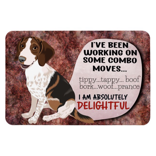 Unglaublich witzig Gedanken von Ihrem Beagle Magne Magnet (Horizontal)
