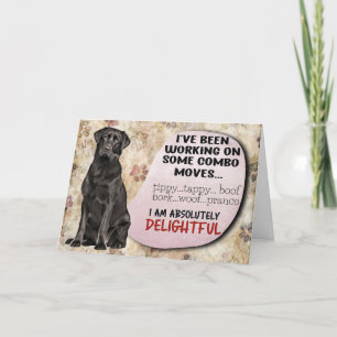Unglaublich witzig Gedanken von Ihrem Labrador Geb Karte