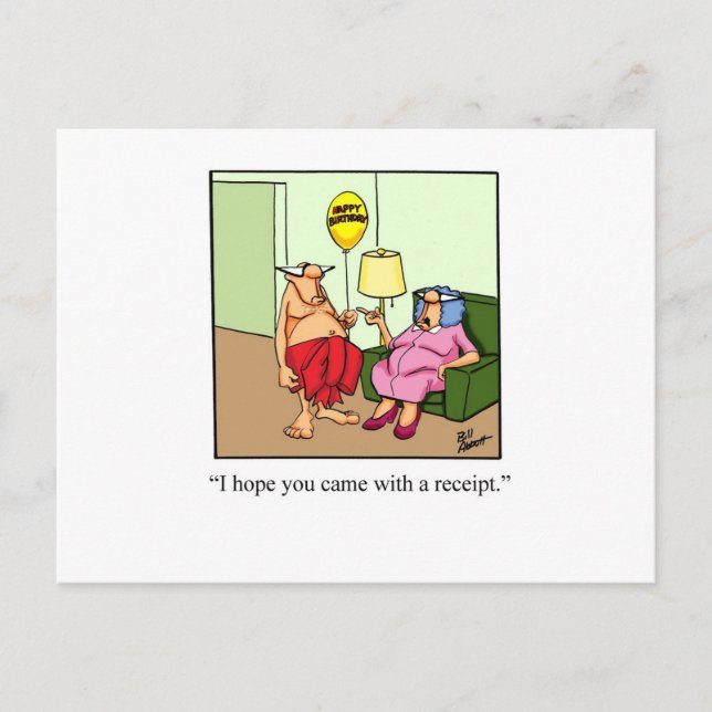 Unglaublich witzig Geschenk der Liebe! Postkarte (Vorderseite)