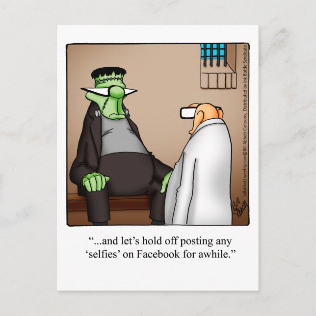 Unglaublich witzig Halloween Spaß Postkarte (Vorderseite)