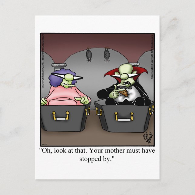 Unglaublich witzig Halloween Spaß Postkarte (Vorderseite)