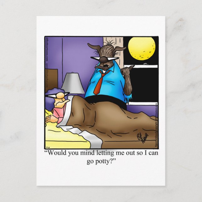 Unglaublich witzig Halloween Spaß Postkarte (Vorderseite)