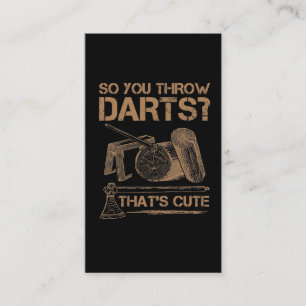 Unglaublich witzig Holzarbeiter-Spaß Lumberjack A Visitenkarte