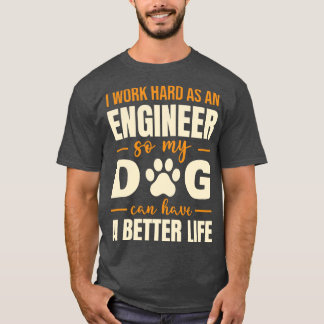 Unglaublich witzig Ingenieur-Preis für Hunde T-Shirt