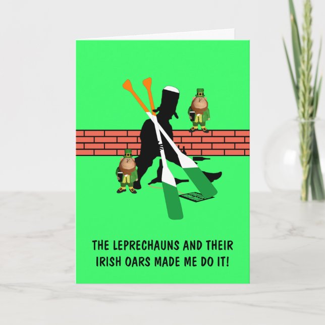 Unglaublich witzig Irisirisch Karte (Vorderseite)