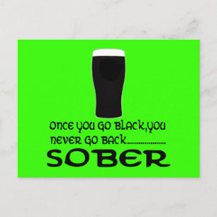 Unglaublich witzig Irisirisch Postkarte