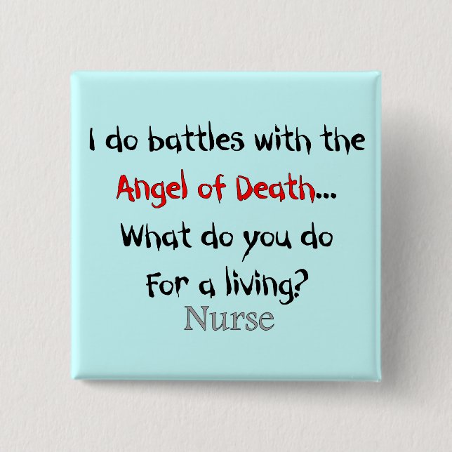 Unglaublich witzig Krankenschwester-T - Shirts und Button (Vorderseite)