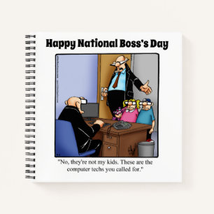 Unglaublich witzig National Boss's Day Spiral Note Notizbuch