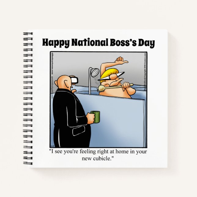 Unglaublich witzig National Boss's Day Spiral Note Notizbuch (Vorderseite)