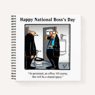 Unglaublich witzig National Boss's Day Spiral Note Notizbuch