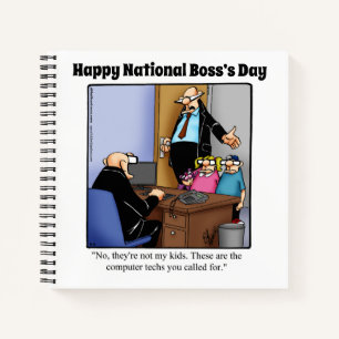 Unglaublich witzig National Boss's Day Spiral Note Notizbuch