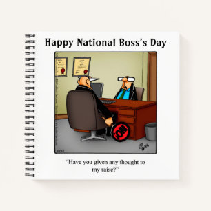 Unglaublich witzig National Boss's Day Spiral Note Notizbuch